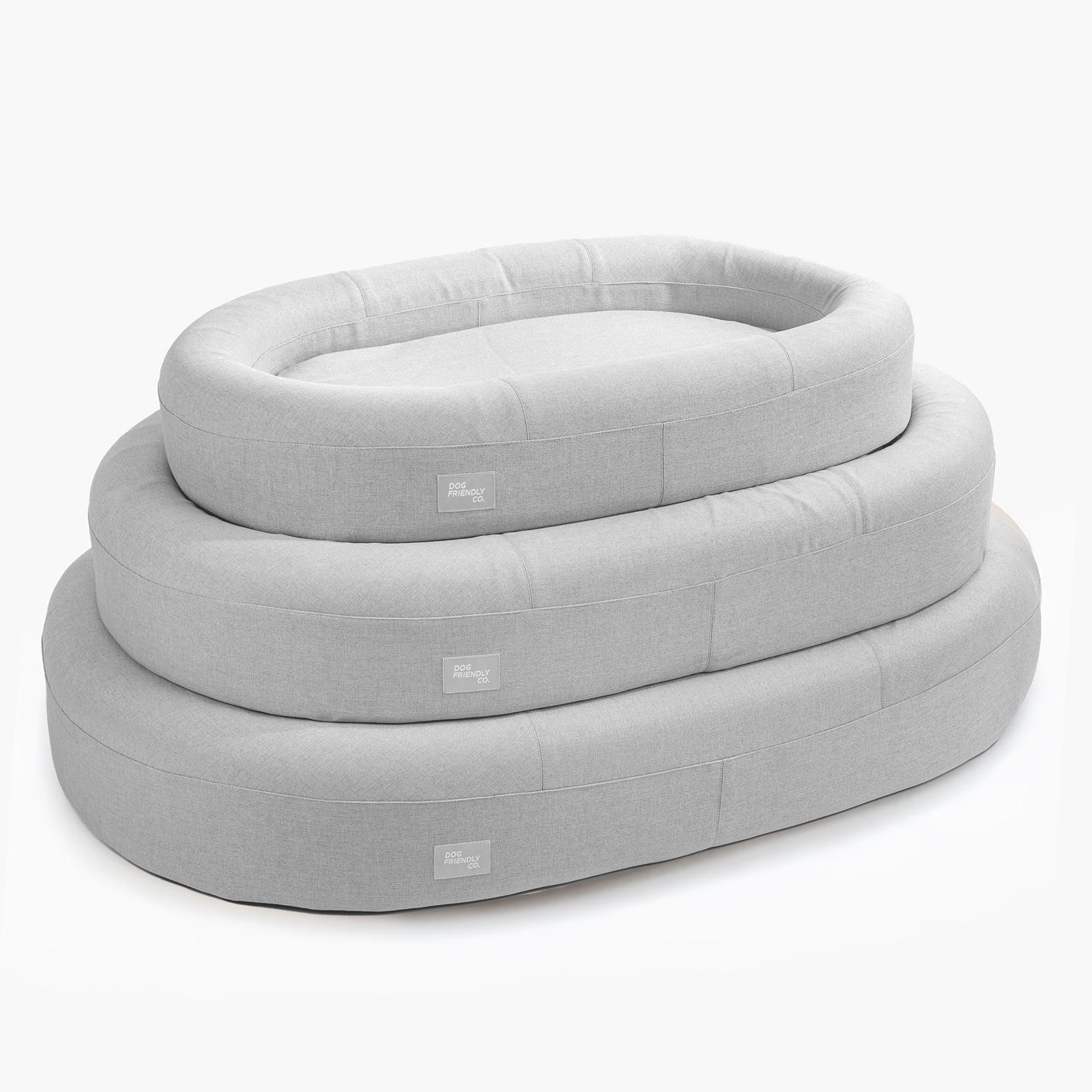 Chill Pill Memory Foam Dog Bed - Grey (Large)