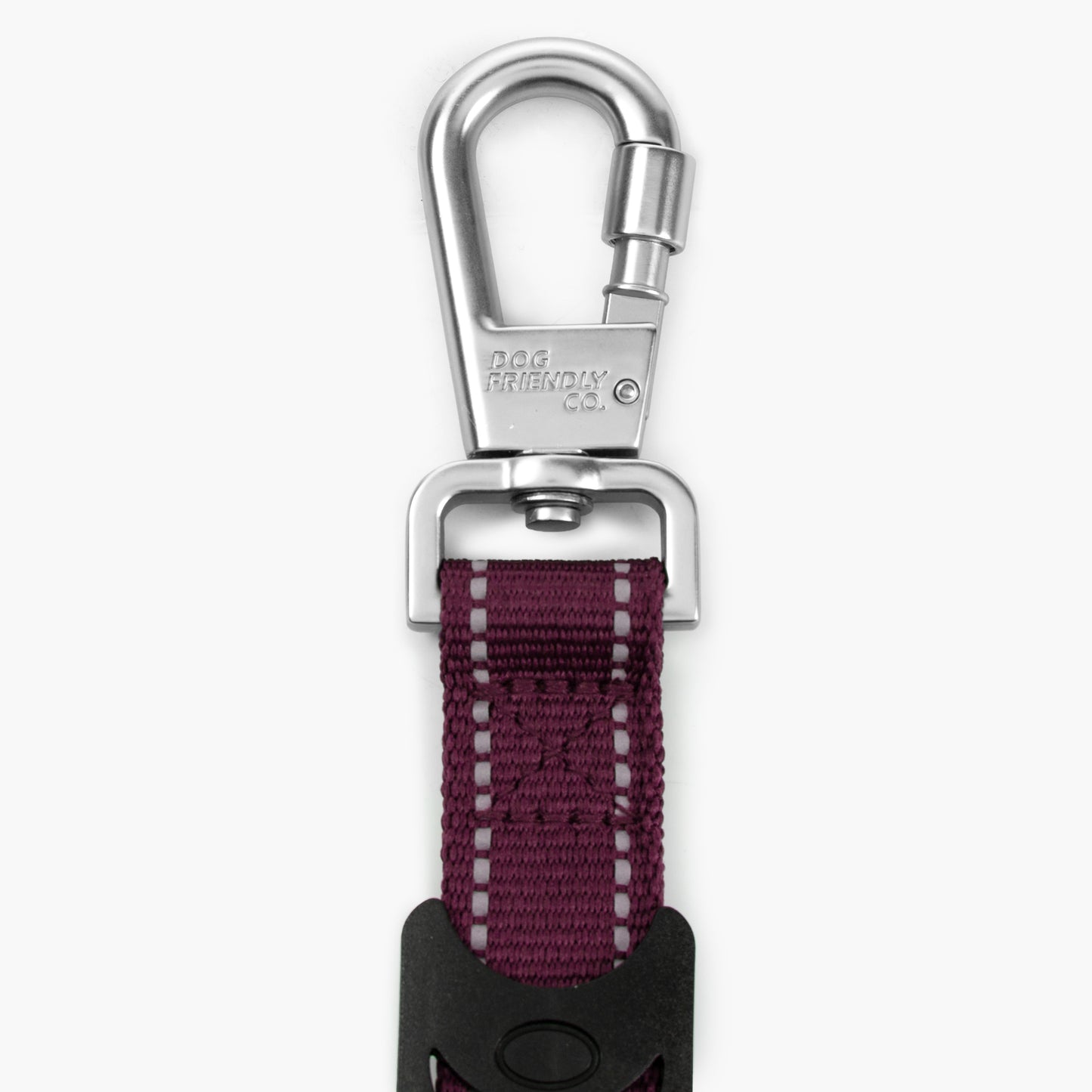 Bungee Dog Leash - Burgundy