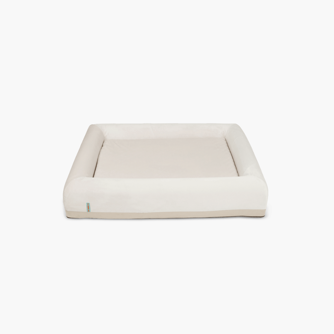 Orthopedic Memory Foam Dog Bed - Beige (Small)