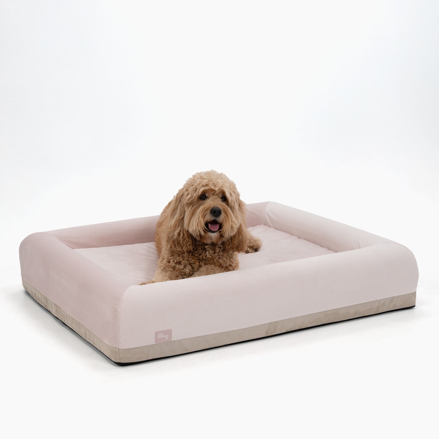 Orthopedic Memory Foam Dog Bed - Pink (Small)