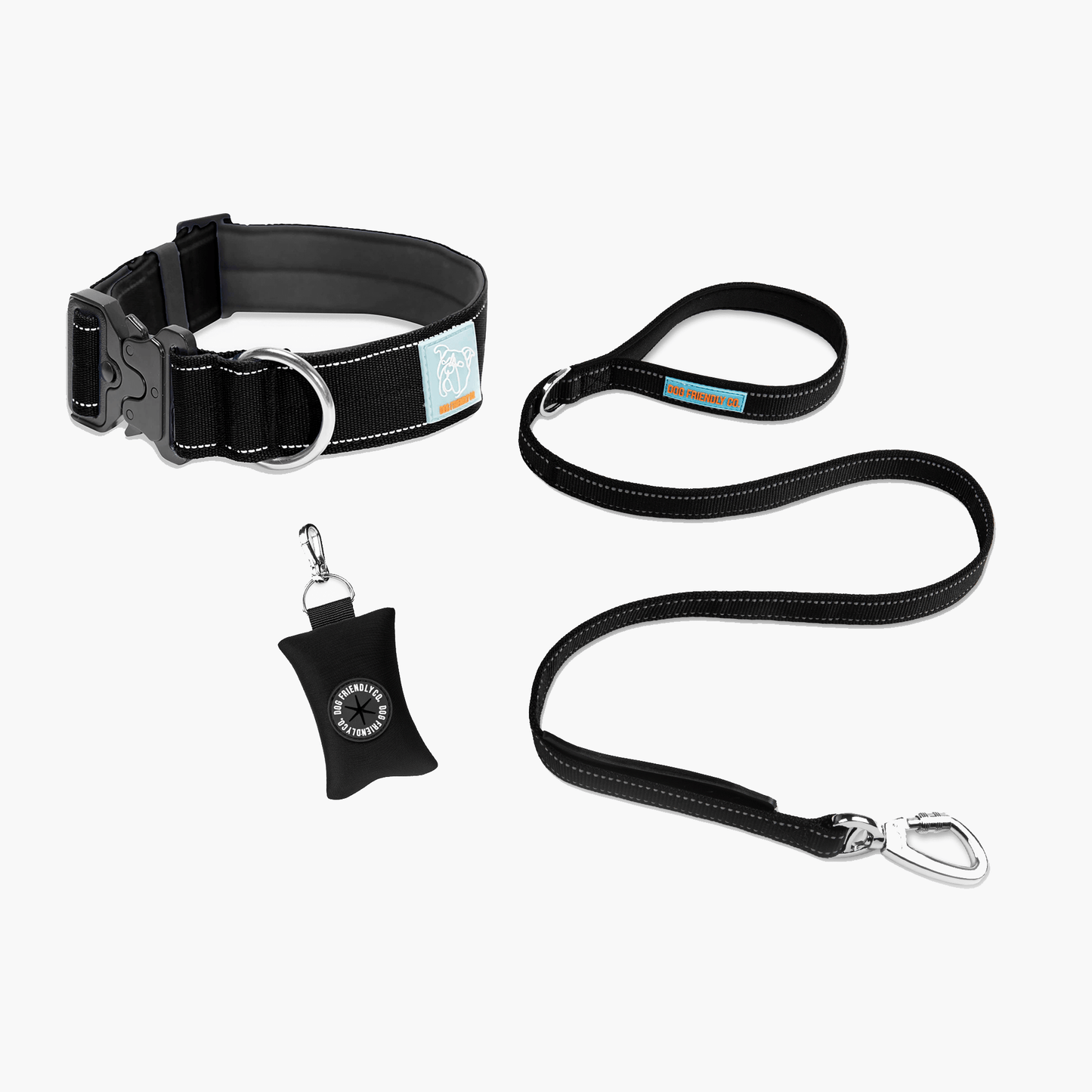 Collar Walk Set - Black