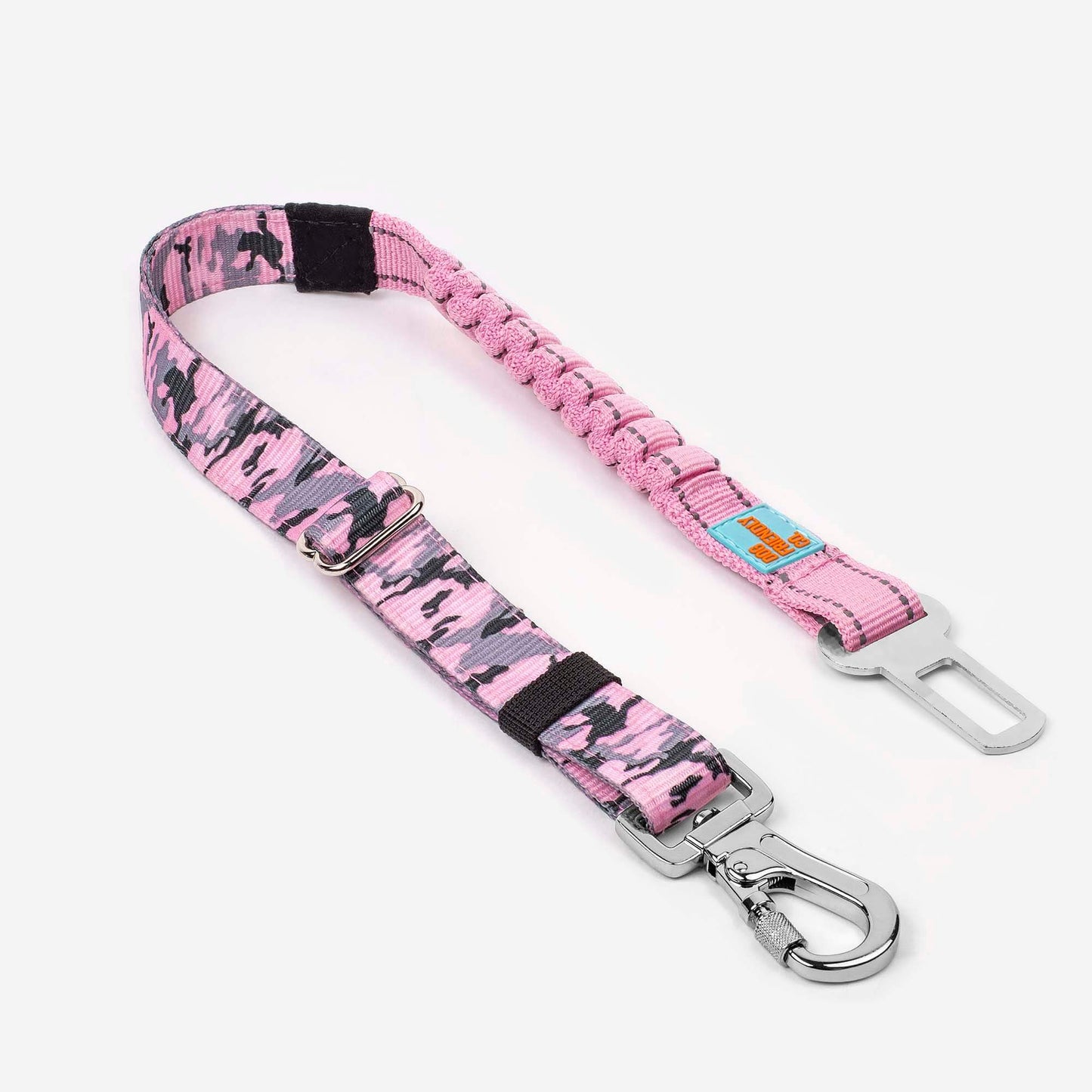 Dog Seat Belt - Pink Camo